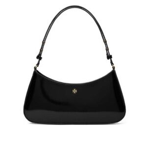 Tory Burch Black Patent Shoulder Bag